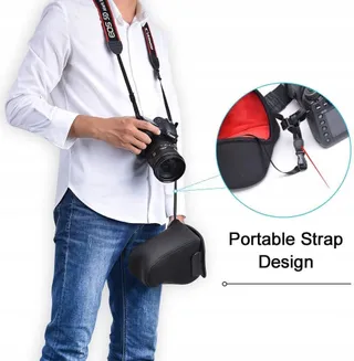 CADEN Cameratas DSLR Waterdicht Neopreen Canon Nikon Sony — miniatuur 6