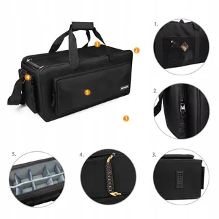 BODYGUARD Jupiter Camera- En Videotas Groot Verstelbare Vakken — miniatuur 2