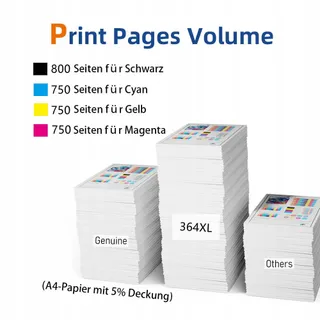Starlet24 364XL Inktcartridges HP Deskjet Photosmart Officejet — miniatuur 4