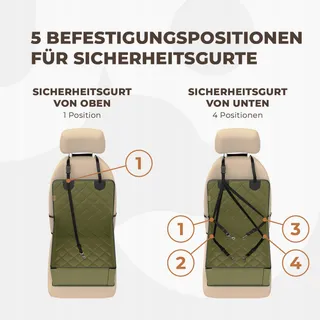 Extra Stabiele Autostoel Hond Waterdicht — miniatuur 7