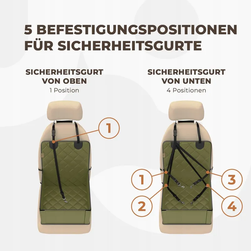 Extra Stabiele Autostoel Hond Waterdicht — foto 7