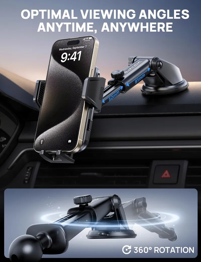 Universele Telefoonhouder Auto Voorruit Dashboard — foto 4
