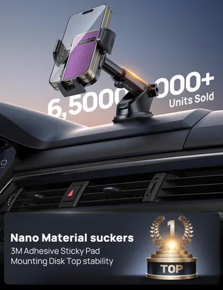 Universele Telefoonhouder Auto Voorruit Dashboard — miniatuur 2