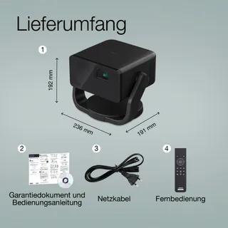 EPSON EpiqVision EF22B Mini Projector Full HD 3LCD 1000 Lumen Bluetooth — miniatuur 3
