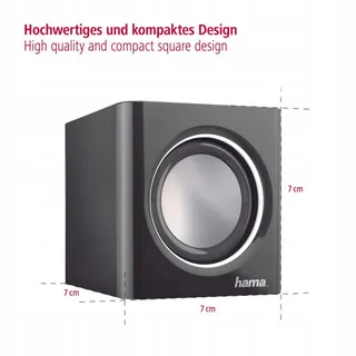 HAMA Sonic Mobil 185 Notebookluidspreker 3W Zwart Zilver — miniatuur 6