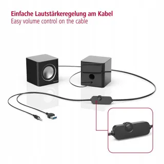 HAMA Sonic Mobil 185 Notebookluidspreker 3W Zwart Zilver — miniatuur 5
