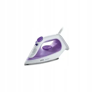 BRAUN TexStyle 1 Stoomstrijkijzer SuperCeramic 2000W Wit Paars — miniatuur 2