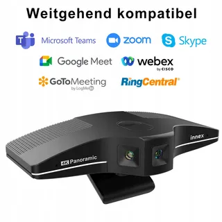 INNEX C831 Webcam 4K 180° Panorama Microfoon Windows Mac — miniatuur 5