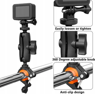 UNSTINCER Camerahouder Voor Fiets GoPro Hero Insta360 DJI Osmo — miniatuur 7