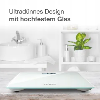 CITIZEN HMS324 Digitale Weegschaal LCD Gehard Glas Slank — miniatuur 7