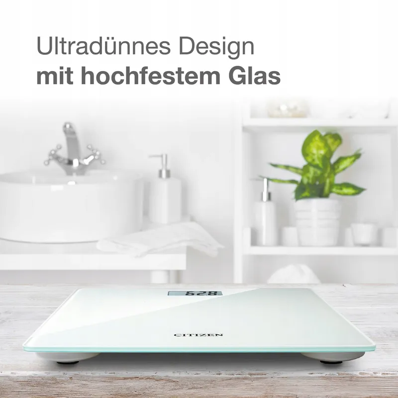 CITIZEN HMS324 Digitale Weegschaal LCD Gehard Glas Slank — foto 7