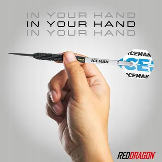 RED DRAGON Gerwyn Price Iceman Brass Darts 22g Set — miniatuur 5