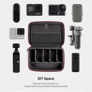 PGYTECH Camera Opbergtas Voor GoPro Insta360 OSMO Action Feiyu — miniatuur 3