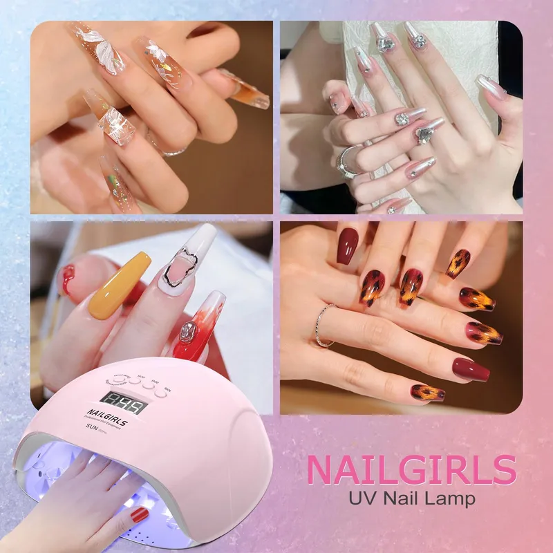 NAILGIRLS UV LED Lamp 150W Voor Gelnagels Sensor LCD — foto 4