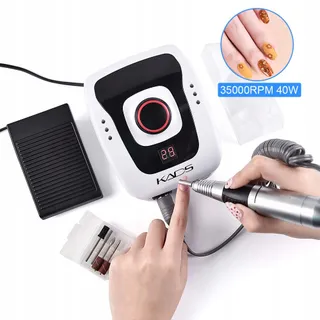 KADS Elektrische Manicure Pedicure Set 35000RPM Wit — miniatuur 5