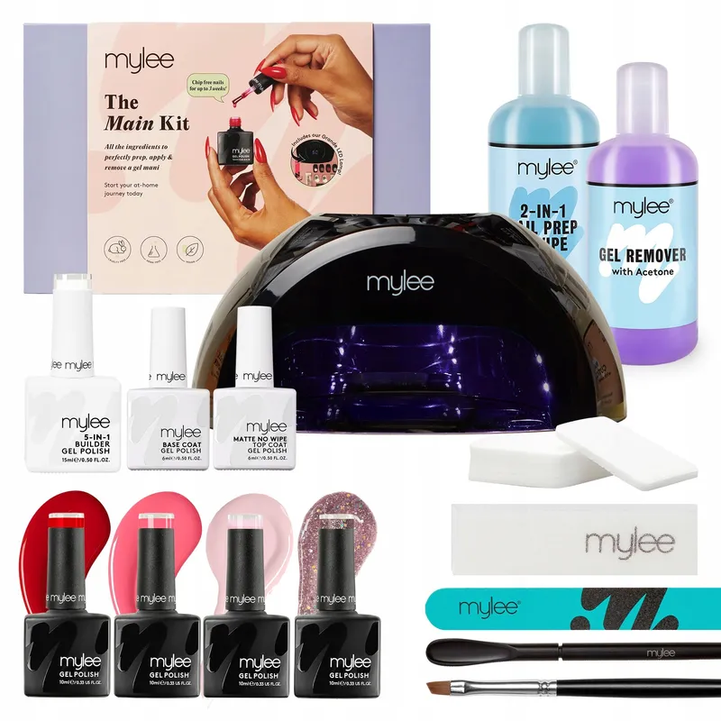 MYLEE Gelnagelset LED Lamp Base Top 4 Kleuren Remover — foto 1