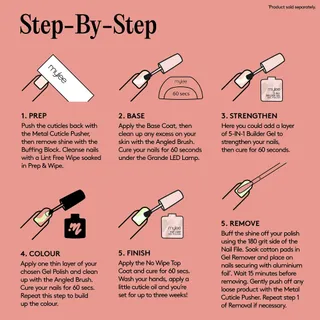 MYLEE Gelnagelset LED Lamp Base Top 4 Kleuren Remover — miniatuur 8