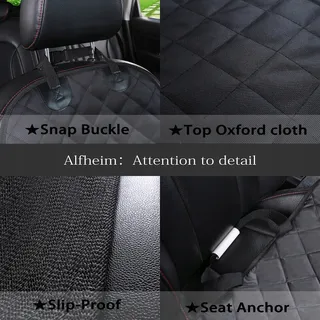 ALFHEIM Autohoes voor Huisdieren Antislip — miniatuur 5