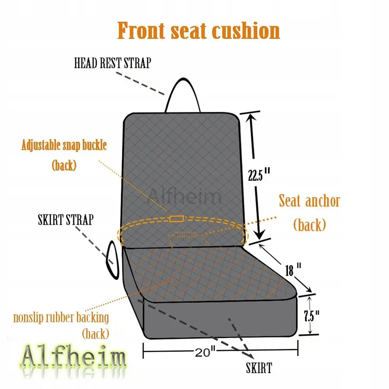 ALFHEIM Autohoes voor Huisdieren Antislip — foto 6