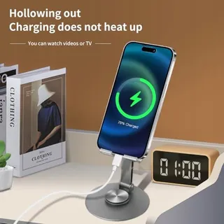GOZOPO Opvouwbare Telefoonstandaard Verstelbaar Bureau Grijs — miniatuur 3