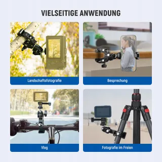NEEWER Superklem met Kogelkop Houder Telefoon GoPro DJI iPhone 15 — miniatuur 7