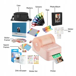 HP Sprocket Draagbare Foto- en Labelprinter Set met Accessoires — miniatuur 5