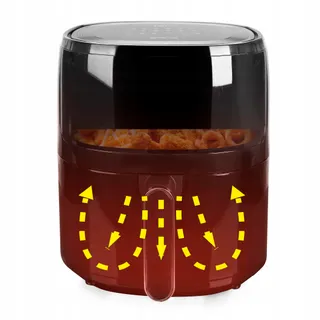 EMERIO AF-129329.3 Digitale Heteluchtfriteuse 5L 1500W Met Kijkvenster — miniatuur 3