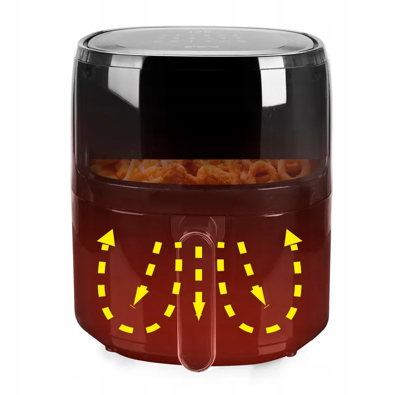 EMERIO AF-129329.3 Digitale Heteluchtfriteuse 5L 1500W Met Kijkvenster — foto 3