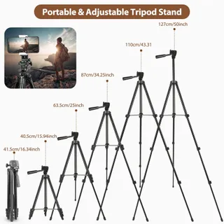 AUREDAY Ringlichtstatief 12" Streaming Fotografie Set — miniatuur 4