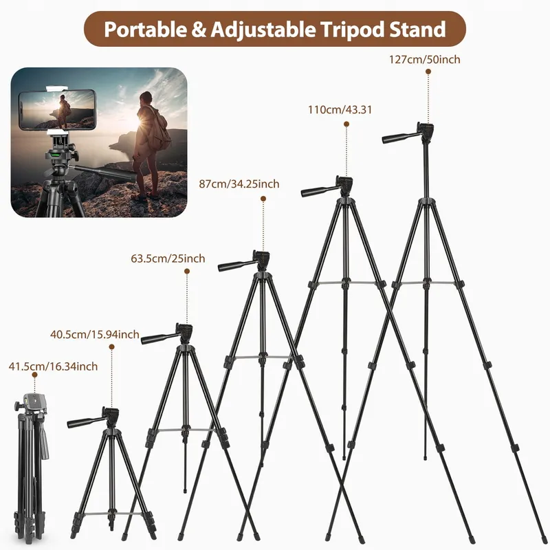 AUREDAY Ringlichtstatief 12" Streaming Fotografie Set — foto 4