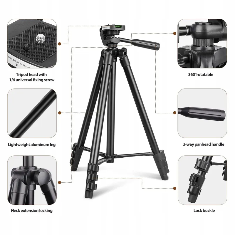 AUREDAY Ringlichtstatief 12" Streaming Fotografie Set — foto 6