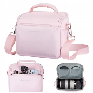 K&F CONCEPT Camera Sling Bag DSLR Fotografen Roze — miniatuur 1