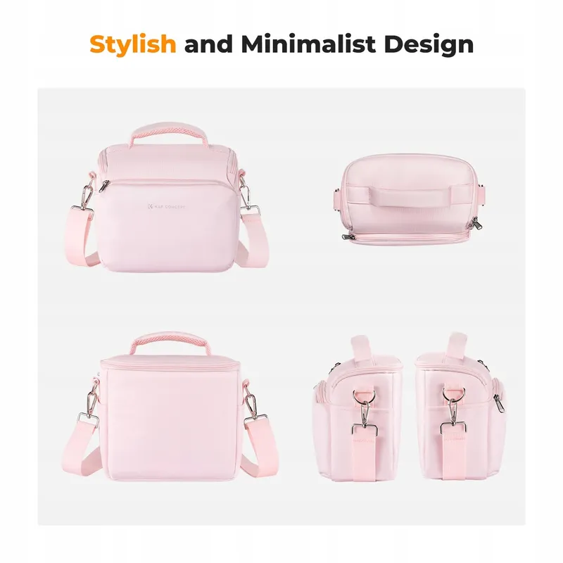 K&F CONCEPT Camera Sling Bag DSLR Fotografen Roze — foto 7