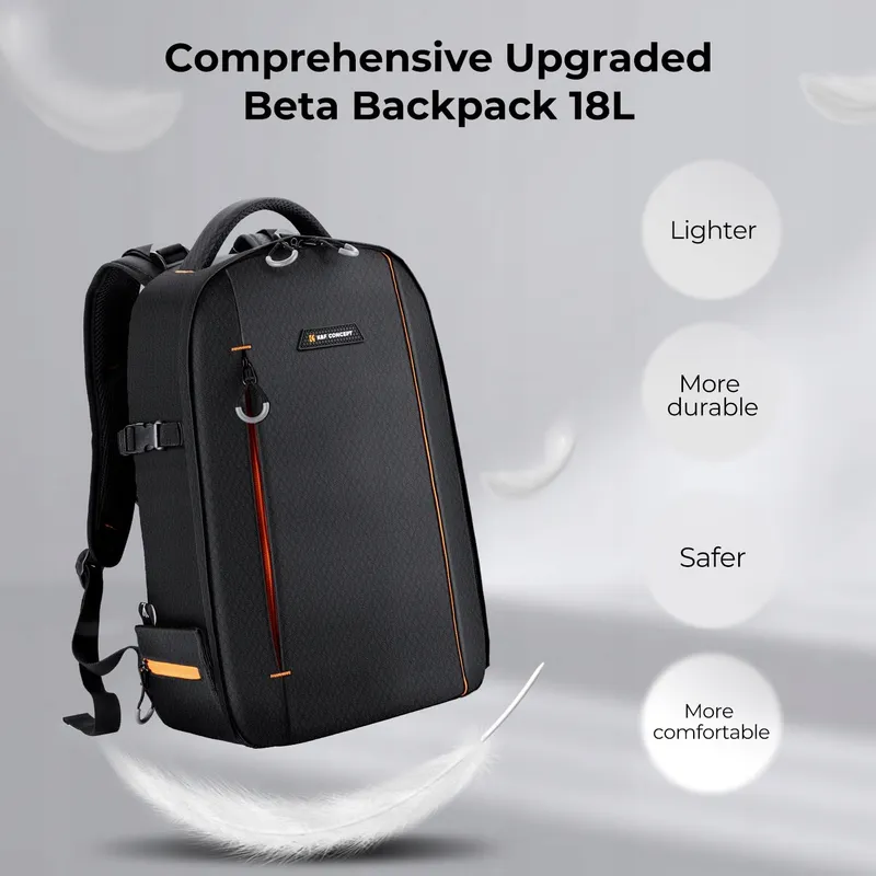 K&F CONCEPT Waterdichte Fotorugzak Camera Laptop — foto 7