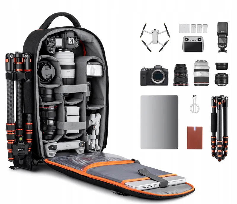 K&F CONCEPT Waterdichte Fotorugzak Camera Laptop — foto 12