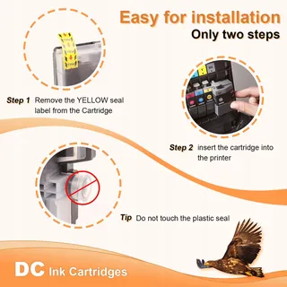 D&C 5x 20ml Zwarte Inktcartridges Brother LC-1220 LC-1240 XL — miniatuur 4