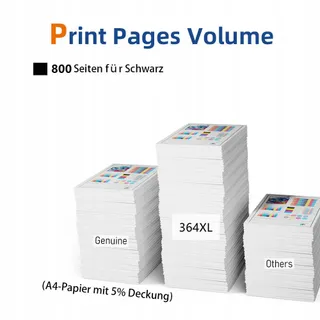 FULLMARKS Compatibele Inkt 364XL Zwart Voor HP Photosmart Deskjet — miniatuur 3