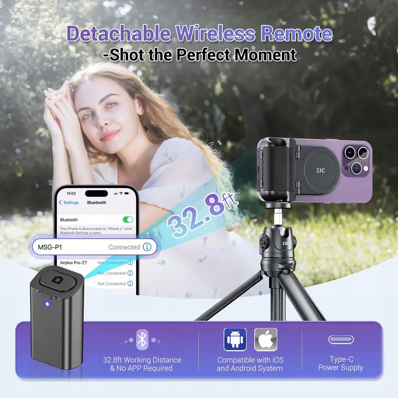 JJC Magnetische Telefoonhouder Bluetooth Afstandsbediening iPhone — foto 3