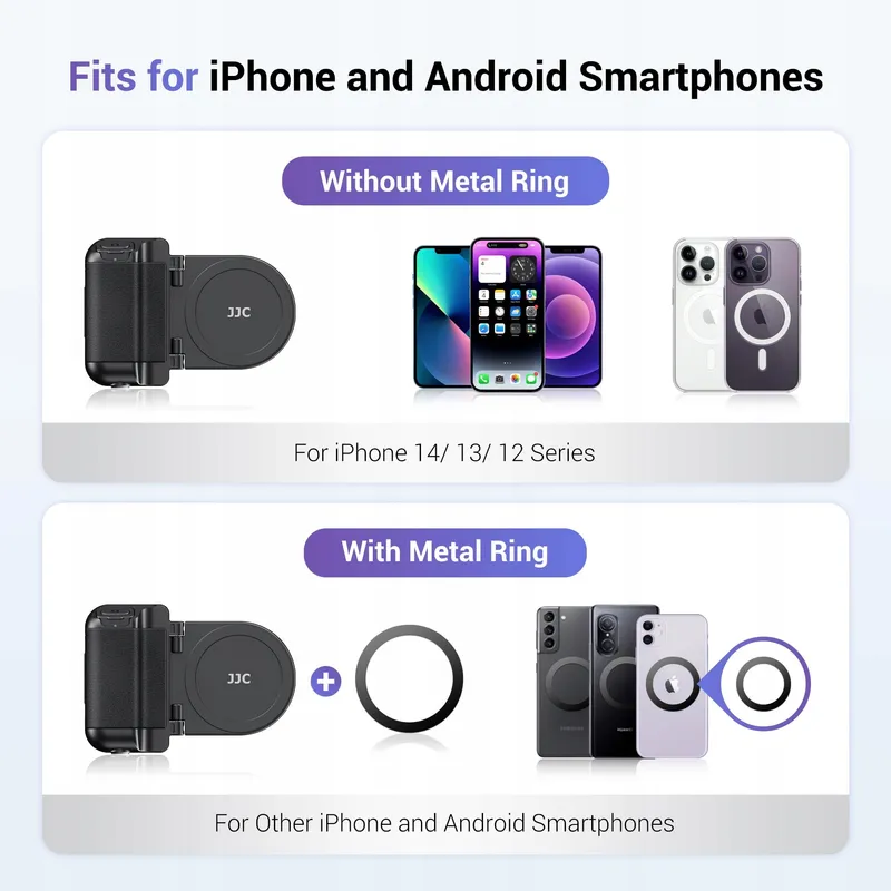 JJC Magnetische Telefoonhouder Bluetooth Afstandsbediening iPhone — foto 8