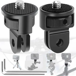 BEGPOEE Statiefadapter 360° 1/4" GoPro Sjcam — miniatuur 1