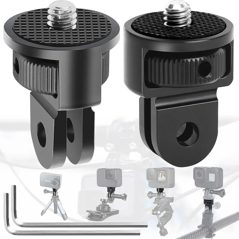 BEGPOEE Statiefadapter 360° 1/4" GoPro Sjcam — foto 1