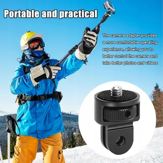 BEGPOEE Statiefadapter 360° 1/4" GoPro Sjcam — miniatuur 6
