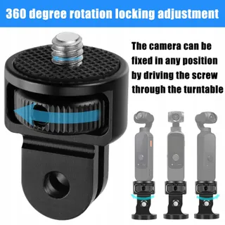BEGPOEE Statiefadapter 360° 1/4" GoPro Sjcam — miniatuur 5