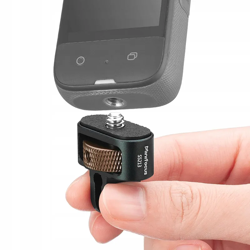 CNC Aluminium Adapter GoPro DJI Insta360 Sjcam 1/4" — foto 9