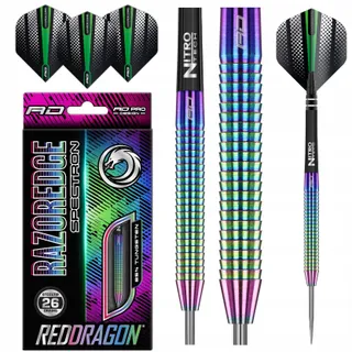 RED DRAGON Razor Edge 26g Tungsten Dartset met Flights Shafts — miniatuur 1