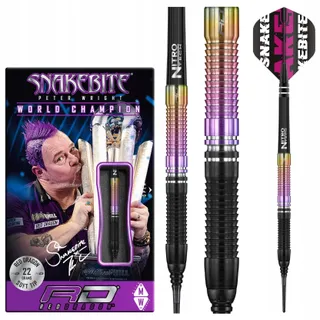 SNAKEBITE Softtip 20g Wolfraam Dartset Flights Shafts — miniatuur 4