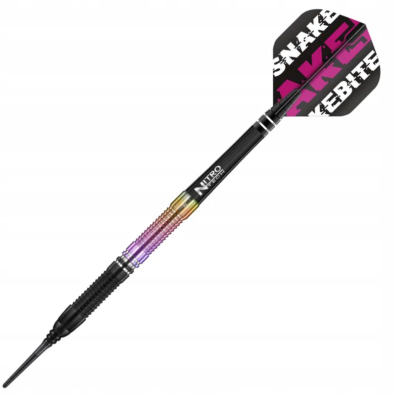 SNAKEBITE Softtip 20g Wolfraam Dartset Flights Shafts — foto 2