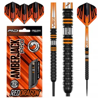 RED DRAGON Amberjack Pro 1 22g Tungsten Dartset Flights — miniatuur 1