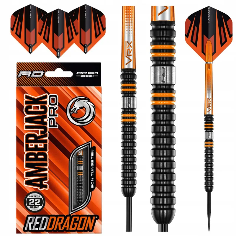 RED DRAGON Amberjack Pro 1 22g Tungsten Dartset Flights — foto 1
