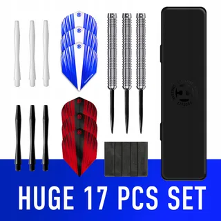 HARROWS Stalen Darts 90% Wolfraam 21g-30g met Accessoires — miniatuur 2